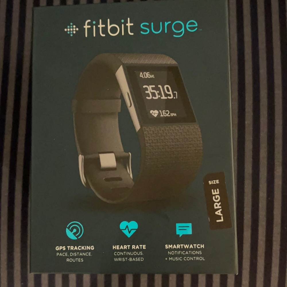 Fitbit Surge Large - Opened, new Perfect condition